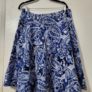RALPH LAUREN skirt falda print like flower print size 16